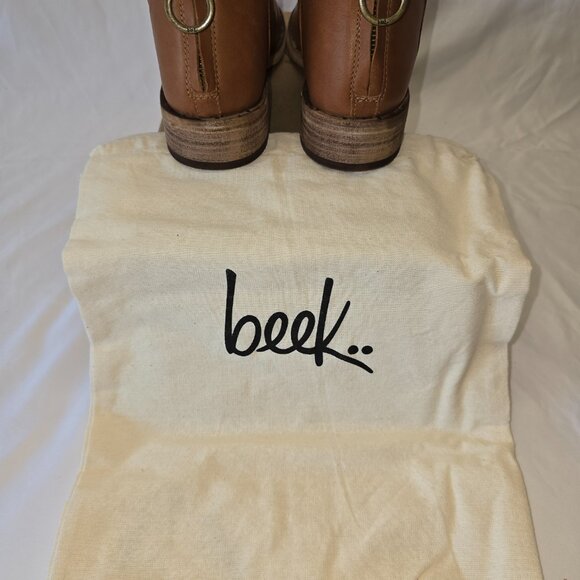 Beek Falcon Leather Ankle Booties in Cognac, Women's Size 6, New in Box $395 - Picture 5 of 10